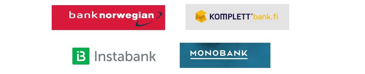 Vuonna 2018 Suomessa toimii neljä norjalaistaustaista pankkia.