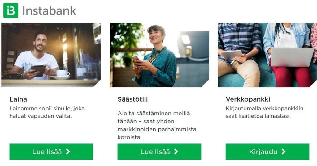 Kokemuksia Instabankin säästötilistä ja lainoista on jo tuhansilla suomalaisilla.